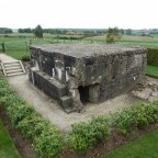 one of the many pillboxes captured by the New Zealanders during the battle of Messines Ridge 1917